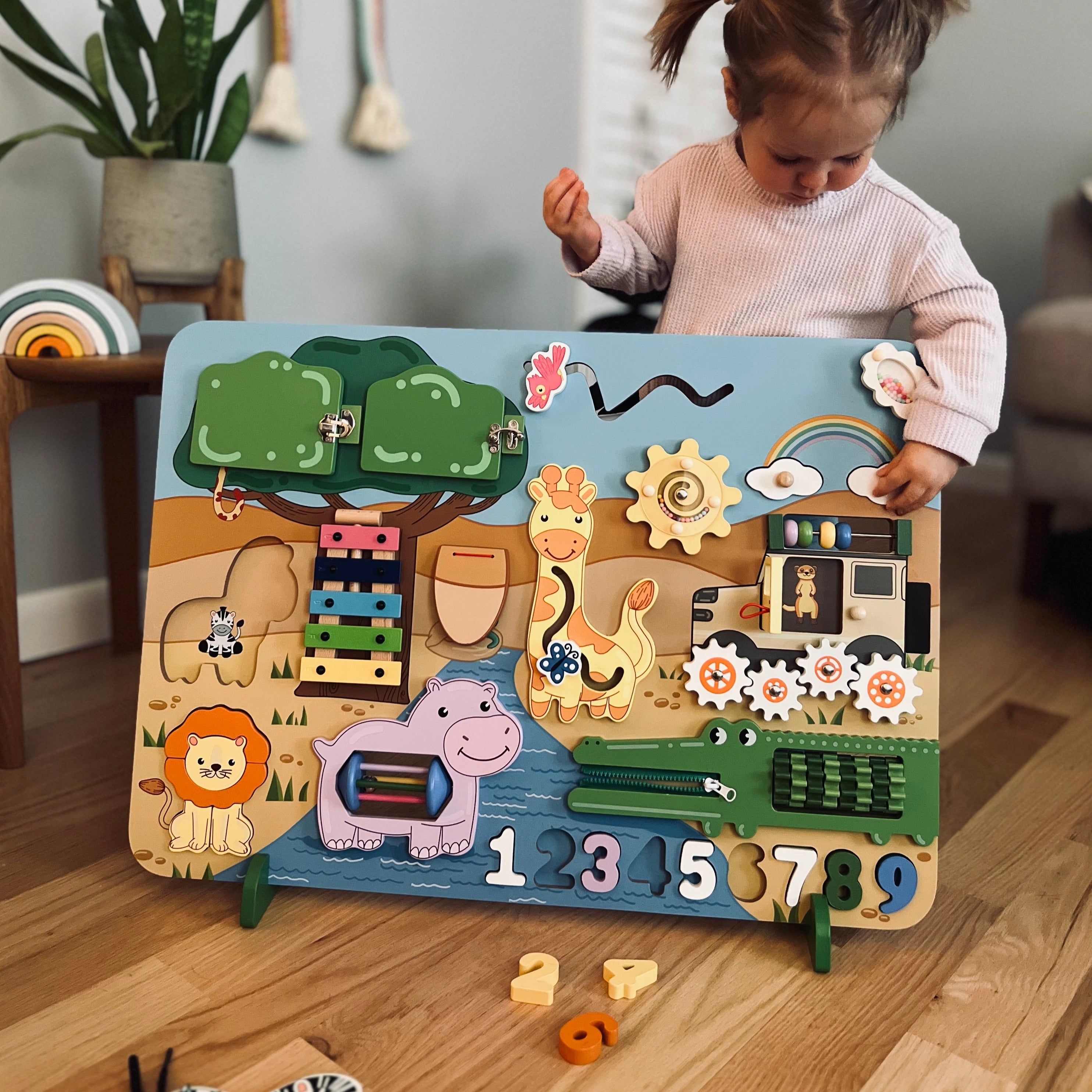 Baby activity best sale board wooden